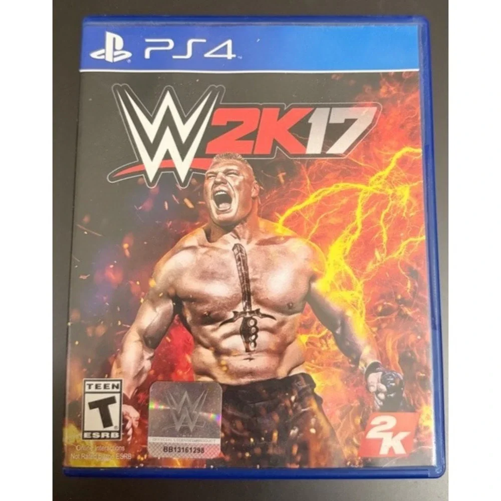 WWE 2K17 Sony PlayStation 4 PS4 Video Game Brock Lesnar Wrestling 2K Sports